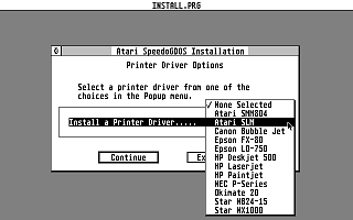 SpeedoGDOS atari screenshot