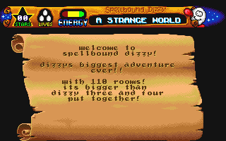 Spellbound Dizzy atari screenshot