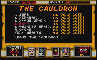 Spellfire the Sorcerer atari screenshot