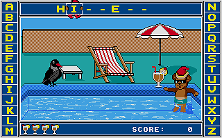 Spelling Bee atari screenshot