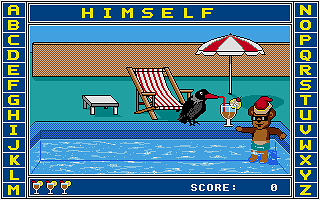 Spelling Bee atari screenshot