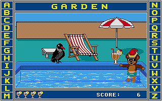 Spelling Bee atari screenshot