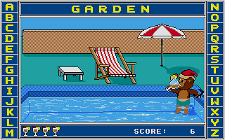 Spelling Bee atari screenshot