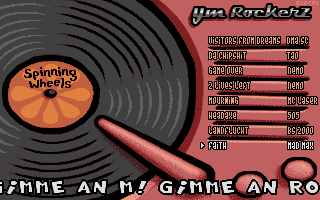 Spinning Wheels atari screenshot