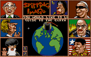 Spitting Image atari screenshot