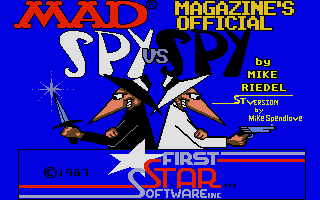 Spy vs. Spy atari screenshot