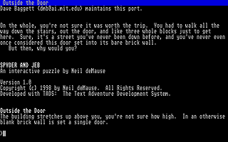 Spyder and Jeb atari screenshot