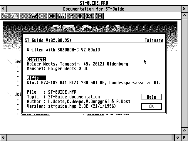 ST-Guide atari screenshot