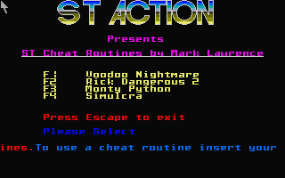 ST Cheat Routines — screenshot 1