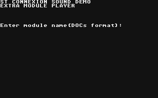 ST Connexon Sound Demo atari screenshot