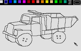 ST Coloring Book atari screenshot