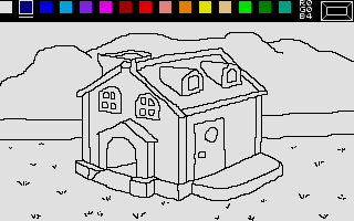 ST Coloring Book atari screenshot
