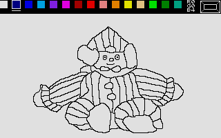 ST Coloring Book atari screenshot