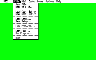 ST Datacom atari screenshot