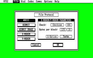 ST Datacom atari screenshot