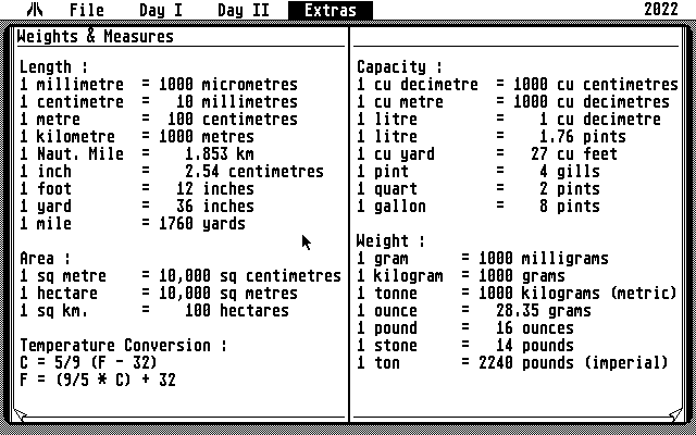 ST Diary atari screenshot