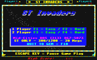ST Invaders — screenshot 1