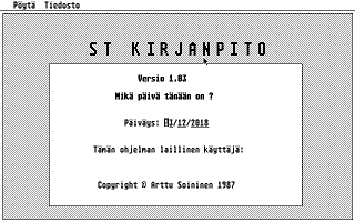 ST Kirjanpito — screenshot 1