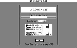 ST Kirjanpito — screenshot 1