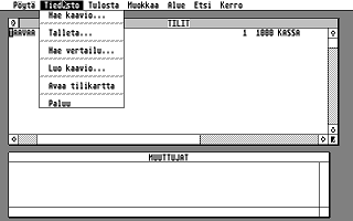 ST Kirjanpito atari screenshot