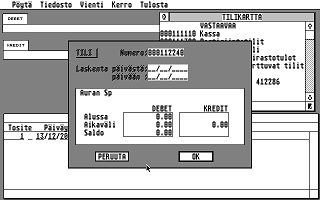 ST Kirjanpito atari screenshot