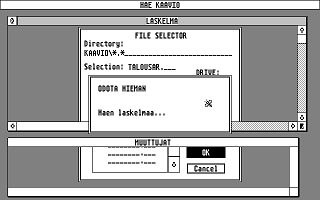 ST Kirjanpito atari screenshot
