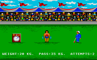 ST Olympiad atari screenshot