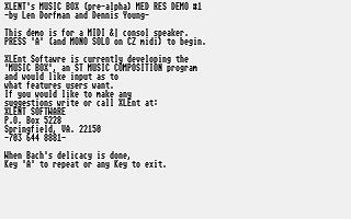 ST Starter Kit atari screenshot