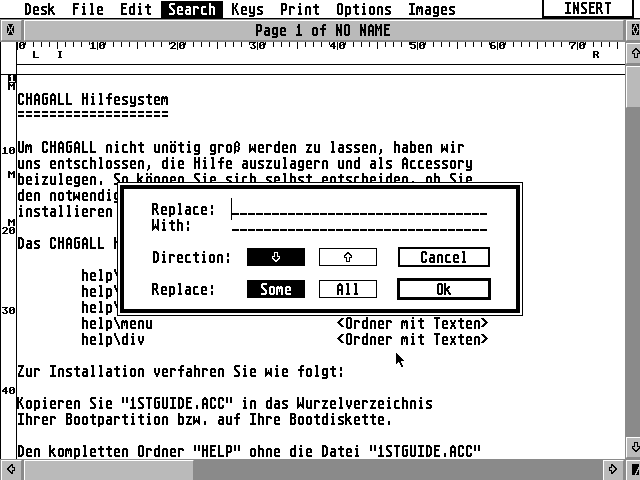 ST-Word 3 atari screenshot