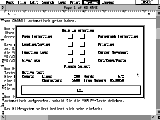 ST-Word 3 atari screenshot