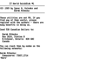 ST World Quick Disk 1 — screenshot 1