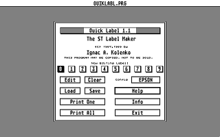 ST World Quick Disk 1 atari screenshot