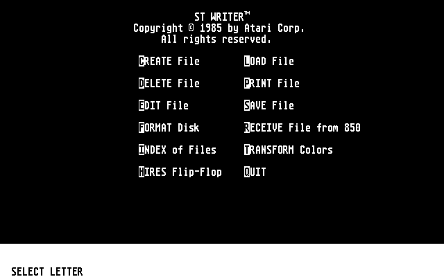 ST Writer — screenshot 1