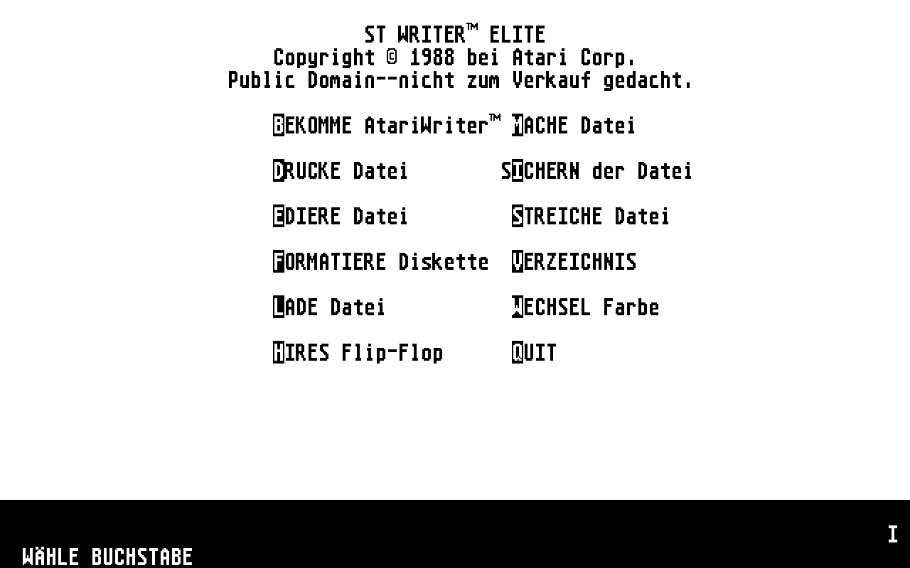 ST Writer Elite — screenshot 1