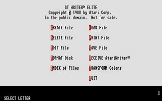 ST Writer Elite — screenshot 1