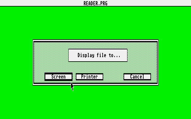 ST X-Press Reader (The) atari screenshot