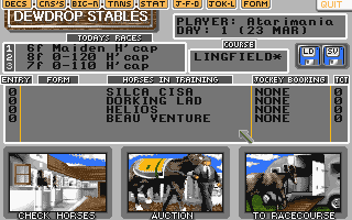 Stable Masters II atari screenshot
