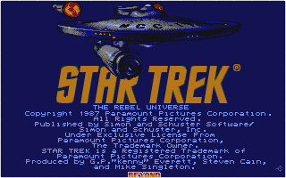 Star Trek - The Rebel Universe atari screenshot