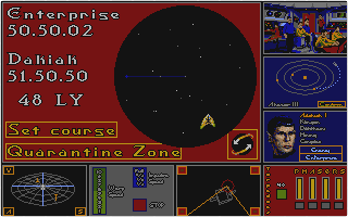 Star Trek - The Rebel Universe atari screenshot