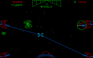 Star Wars atari screenshot