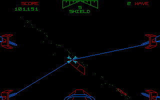 Star Wars atari screenshot