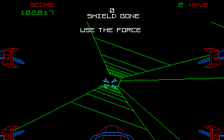 Star Wars atari screenshot