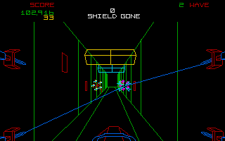 Star Wars atari screenshot