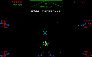 Star Wars atari screenshot