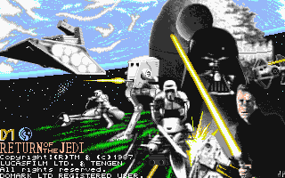 Star Wars Trilogy atari screenshot