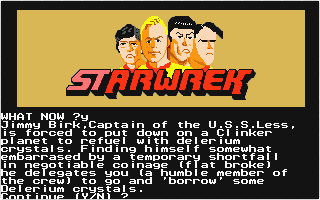 Star Wrek - The Voyage of U.S.S.Less atari screenshot