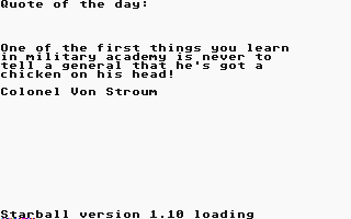 Starball atari screenshot