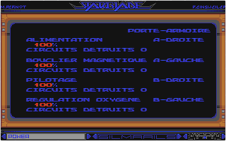 Starblade atari screenshot