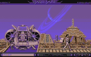 Starblade atari screenshot