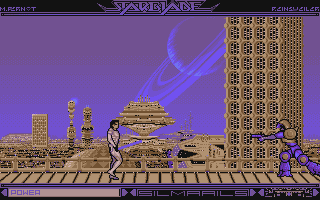 Starblade atari screenshot
